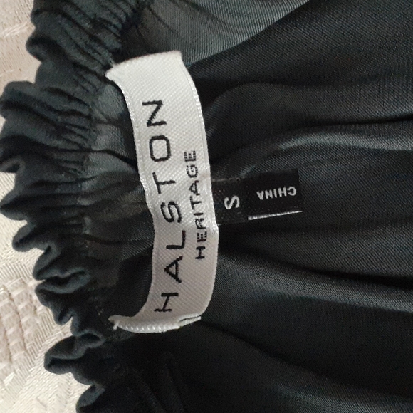 Halston Heritage Emerald Green Blouse S - Picture 3 of 4